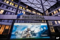 Штаб-квартира крупнейшего немецкого производителя оружия Rheinmetall AG в Дюссельдорфе, Германия, январь 2023 года